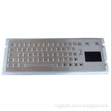Small IP65 dynamic vandal proof Industrial Keyboard With To